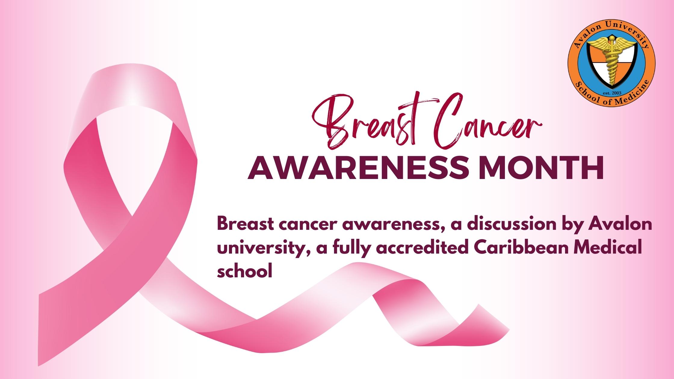 Fully Accredited Caribbean Medical School, Avalon University Discusses Breast Cancer Awareness