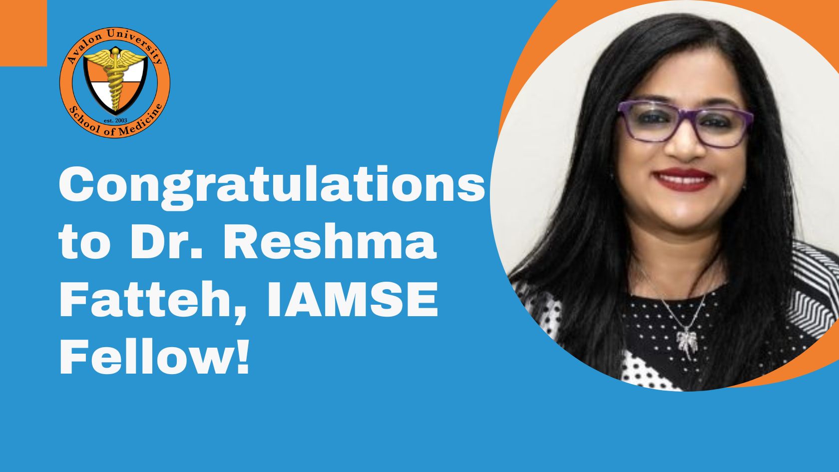 IAMSE Fellowship Dr. Reshma Fatteh
