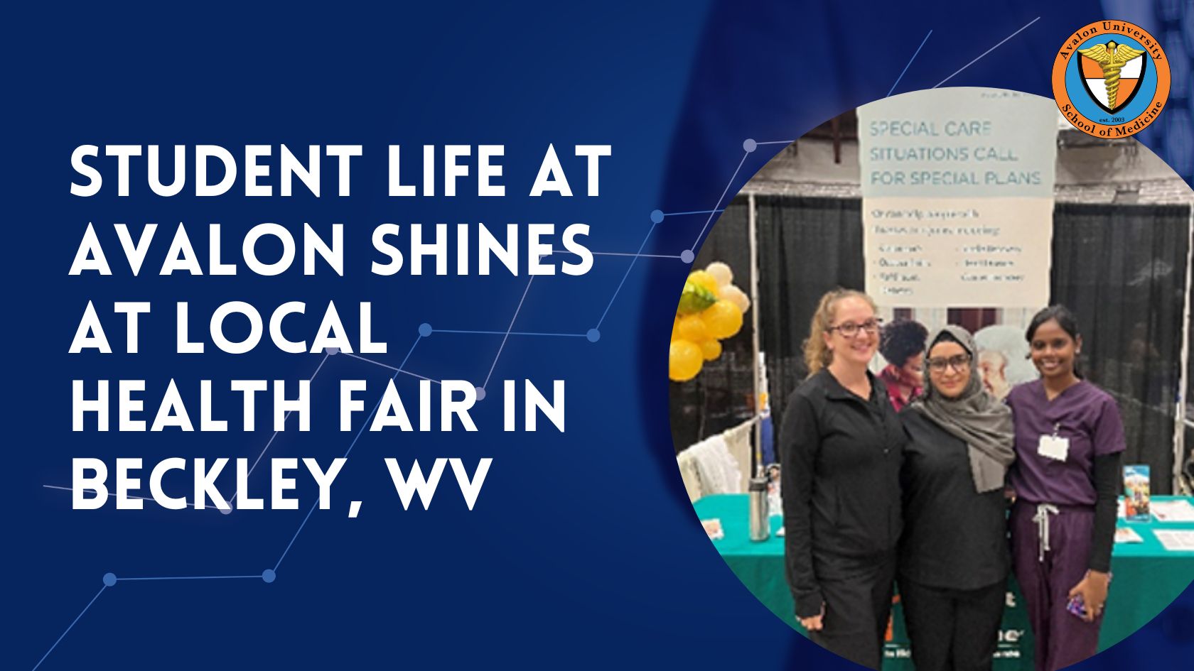 Student Life at Avalon Shines at Local Health Fair in Beckley, WV