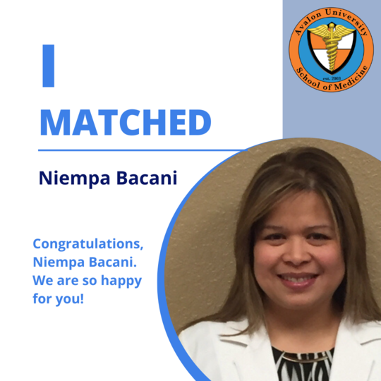 I matched Niempa Bacani