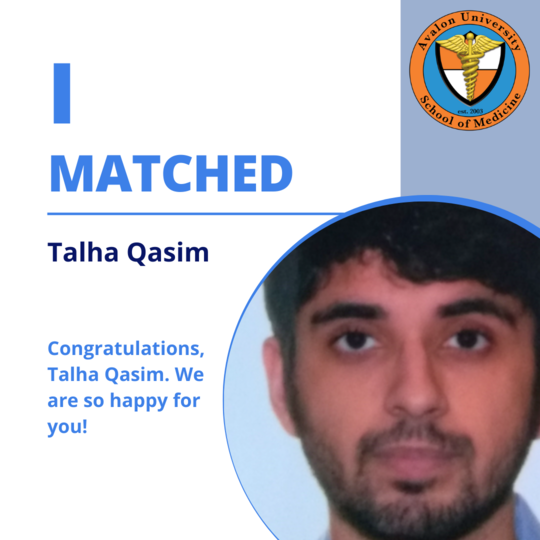I matched Talha Qasim