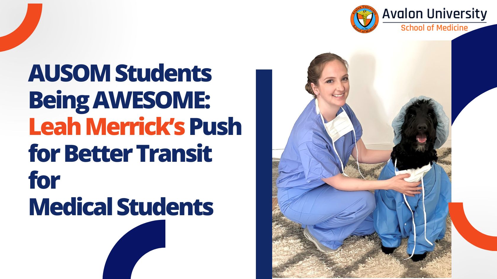 AUSOM Students Being AWESOME Leah Merrick’s Push for Better Transit for Medical Students